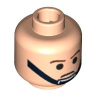 Lego hlava, tělová světlá (4520588)
